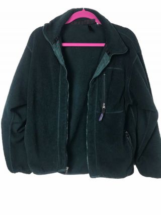 Vintage Patagonia Synchilla Fleece Jacket Size M Full Zip Mens Zip Pockets