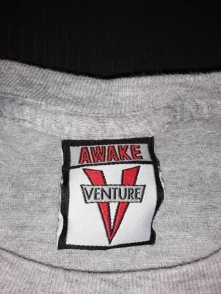 VINTAGE Venture Awake Trucks Shirt Size XL Skate Tee Skateboarding 90 ' s Gray 3