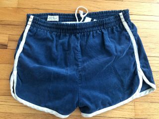 Vintage 50s - 60s Ll Bean Mens Medium Blue Gym Shorts