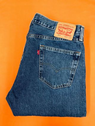 Levi Strauss 505 Blue Vintage Jeans Size 35 X 30