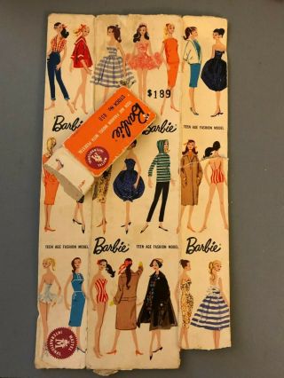1960 Era Lid For Vintage Barbie Doll Box 60 