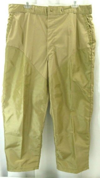 Vintage Montgomery Wards Western Field Tan Cotton Upland Hunting Pants Size 36