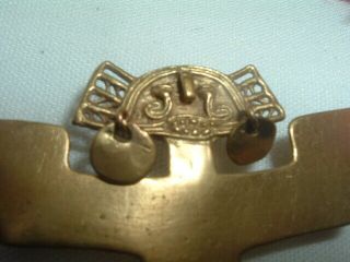 Vintage Gold Plated PRE - Columbian COLOMBIA FERTILITY Pin Pendant in Gift Box 2