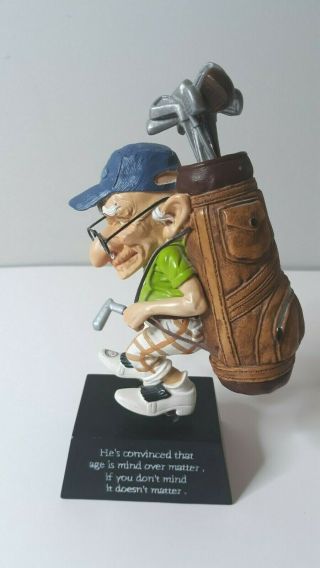 Vintage Coots Golfer 4966 Figurine Bobble Head Old Man Westland