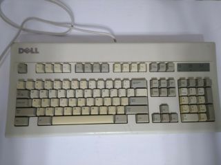 Vintage Dell At101 Mechanical Keyboard Alps Gyum97sk Parts/repair
