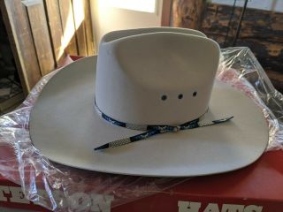 Vintage Stetson Cowboy Hat Size 7 Xxxxx Beaver White