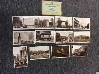 Vintage Selfridge & Co,  Selection Pack Of 12 Photographic Postcards Of London