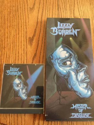 Lizzy Borden Master Of Disguise 1989 Cd In Rare Longbox Cutout