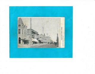 Vintage Postcard - Seventh Street,  Auburn,  Indiana - 1908