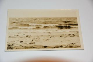 Vintage Rppc Postcard The End Of The Trail Houghton Lake Michigan Signed Smith