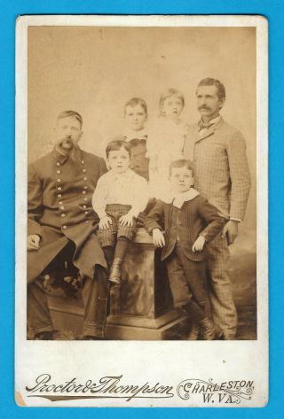 Civil War Veteran? - Early Charleston,  West Virginia Cabinet Photo