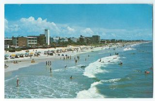 Vintage Postcard Myrtle Beach,  S.  C.  Posted 1970