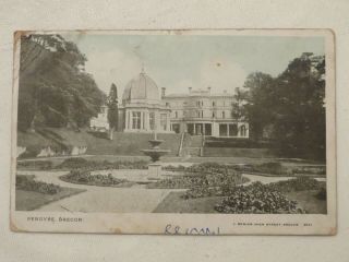 Vintage 1905 Brecon Penoyre Real Photo Postcard - Brecon Cancel