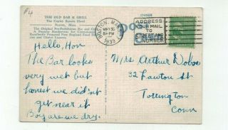 MA Boston Massachusetts 1939 Linen Post Card 