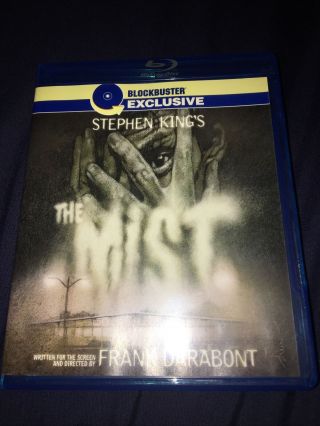 Stephen Kings The Mist (blu - Ray Disc,  Blockbuster Exclusive; Extremely Rare)