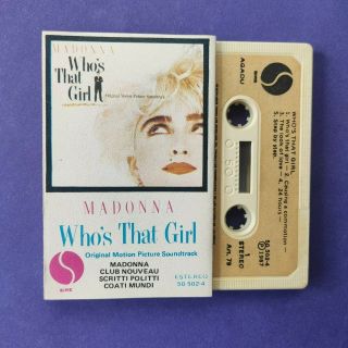 Madonna Who´s That Girl Rare Uruguay Mc Tape Cassette Diff Paper Labels