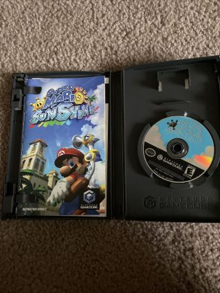 Mario Sunshine (GameCube,  2002) Alt K - Mart Cover Rare 3