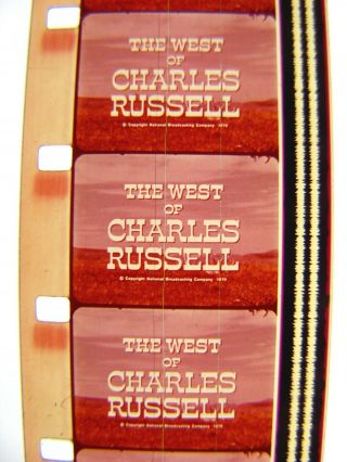 16mm Film " The West Of Charles M Russell " Western Artist Art Bio Pic Rare