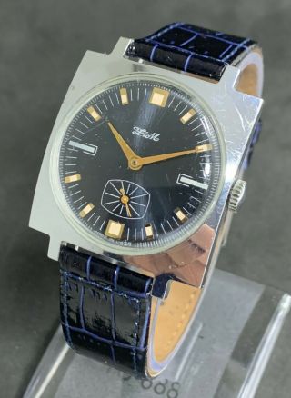 Vintage Rare Zim - Pobeda Ussr Mechanical Watch Cal.  2603,  Jew.  16