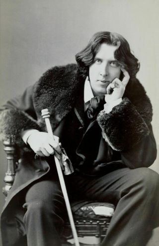 Oscar Wilde 1882 - 8.  5 " X 11 " - Reprint Of Vintage Photo Picture Irish Poet