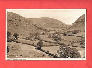 Llanwrtyd - Irfon Valley - Old Vintage Postcard - Breknockshire,  Wales
