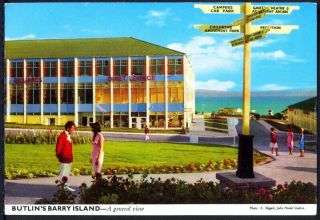 Butlins Holiday Camp,  Barry Island.  1971 Vintage Postcard.  Uk Postage