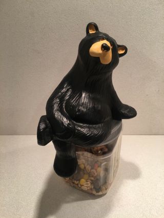 Rare Big Sky Carvers Jeff Fleming Bearfoots " Shelf Sitter Black Bear Figurine