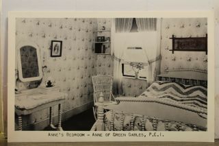 Canada Prince Edward Island Anne Green Gables Bedroom Postcard Old Vintage Card