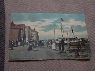 Aldeburgh Parade Vintage Postcard - Theberton Market Gardener Cart