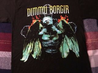 Dimmu Borgir Norway Black Metal Rare Vintage Tee Shirt