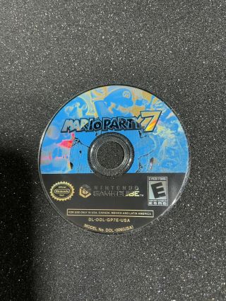 Mario Party 7 - Disc Only (gamecube,  2005) Rare Game Read