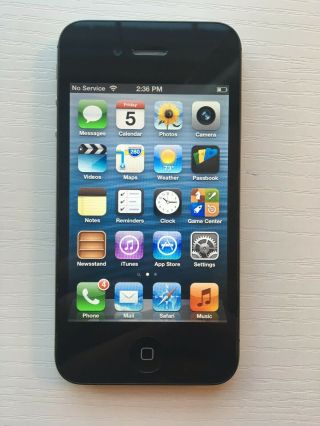 Rare Ios 6 Apple Iphone 4s | Black (t - Mobile & Sprint) A1387 (cdma,  Gsm)