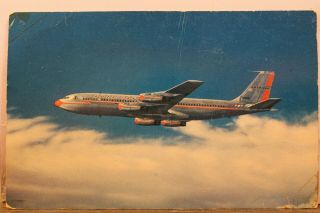 Ad American Airlines 707 Jet Flagship Postcard Old Vintage Card View Standard Pc