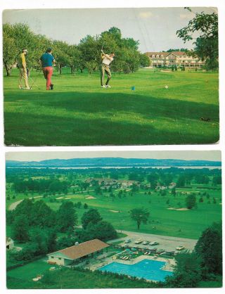6 Vintage Post Cards From The Royal Montreal Golf Club,  Oldest Club In America