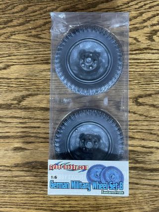 Cyber Hobby Wwii 1/6 German Military Wheel Set B Eastern Front Item 71249 (rare)