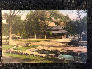 1934 Seigler Hot Springs Hotel Lake County,  California,  Ca Postcard Vintage