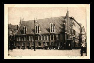 Dr Jim Stamps Old City Hall Hannover Germany Street View Postcard