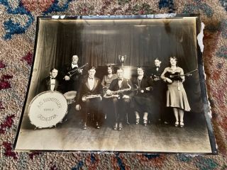 1920’s A.  C.  Rockefeller Family Orchestra Photograph Jersey 10” x 8” 2