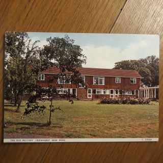 Postcard The Old Rectory Crowhurst,  Wing Sussex Postcard