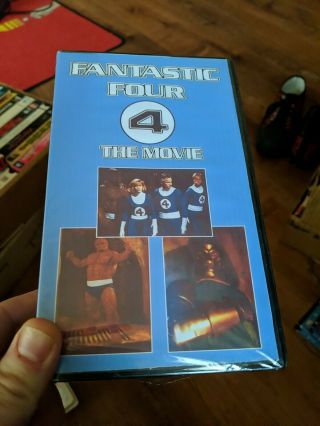 Fantastic Four 1994 Corman Unreleased Movie Vhs Convention Tape Rare
