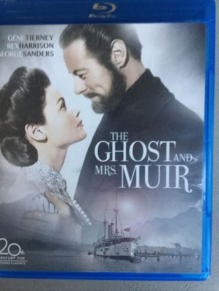 The Ghost And Mrs.  Muir Pre - Owned Oop Rare Ln Blu - Ray Of The Classic Ghost Story