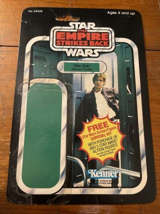 Vintage Star Wars Han Solo Bespin Outfit Esb Cut Bubble Card Back Rare
