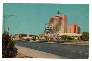 Vintage Postcard " The Sahara Hotel " Las Vegas,  Nevada