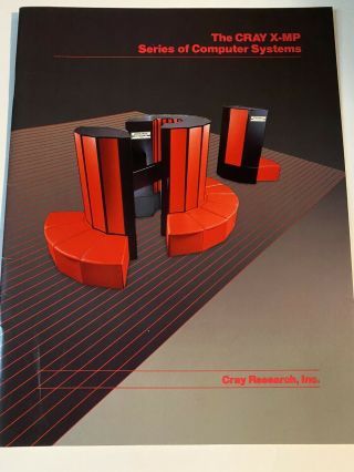 Cray Research Cray X - Mp Promo Booklet 1984 Seymour Cray 24 Pages Rare