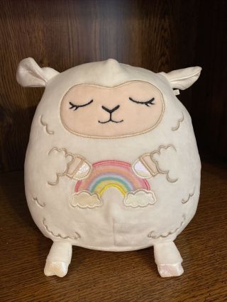 Squishmallows Blossom The Sheep 8.  5 " 2018 Justice Exclusive Htf Rare Easter