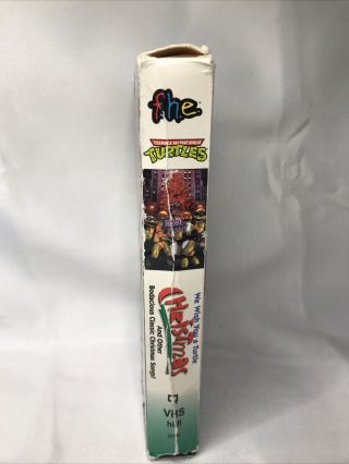 Teenage Mutant Ninja Turtles - We Wish You a Turtle Christmas (VHS,  1994) RARE 2