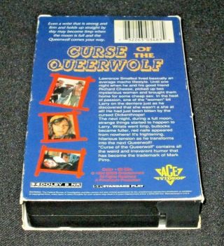 CURSE OF THE QUEERWOLF RAE DON VHS HORROR SOV HTF RARE Mark Pirro 2