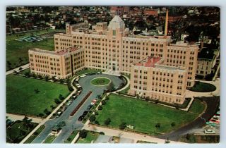 Vintage Postcard Marine Hospital Stapleton Staten Island York Ny