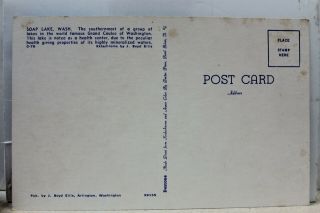 Washington WA Soap Lake Grand Coulee Postcard Old Vintage Card View Standard PC 2