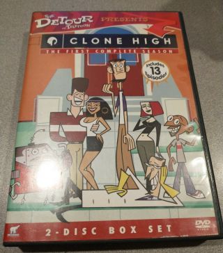 Clone High Usa Complete 1st Season Dvd (2005) Rare Oop 2 Disc Set Teletoon/mtv
